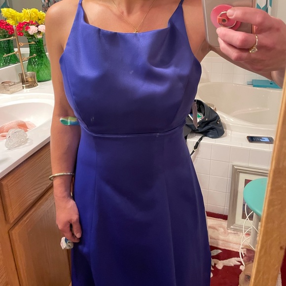 NWT Purple beautiful VINTAGE evening gown prom - Picture 5 of 12